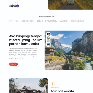 Travel Kuy Landing Page